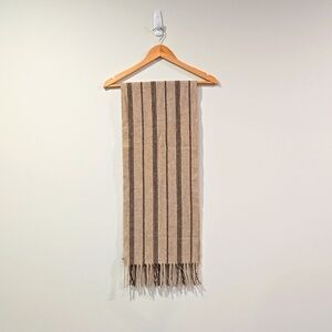 Vintage Danier Neutral Unisex Wool Academia Preppy Scarf